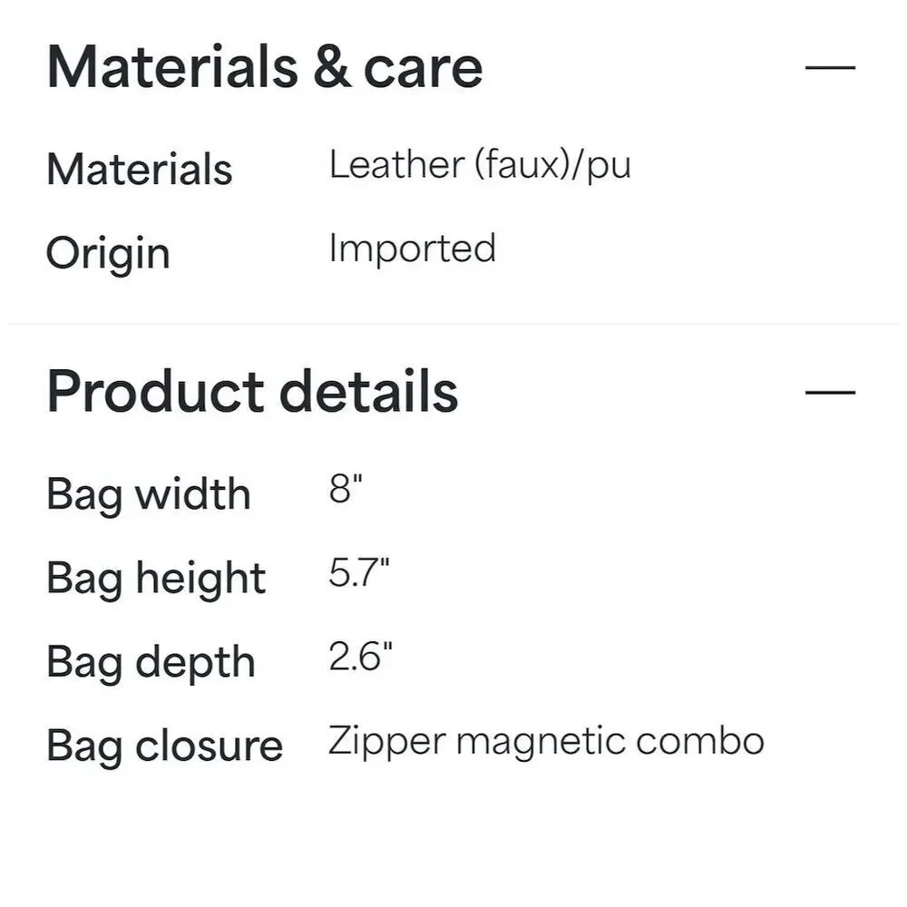 Urban Expressions Katrina Women's Brown Crossbody Bag Adjustable Strap - Picture 6 of 6